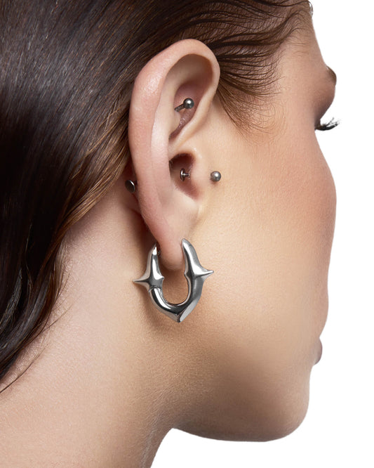 UNHOLY GRAIL Earrings-Ear Dangles- Silver - - Ask & Embla