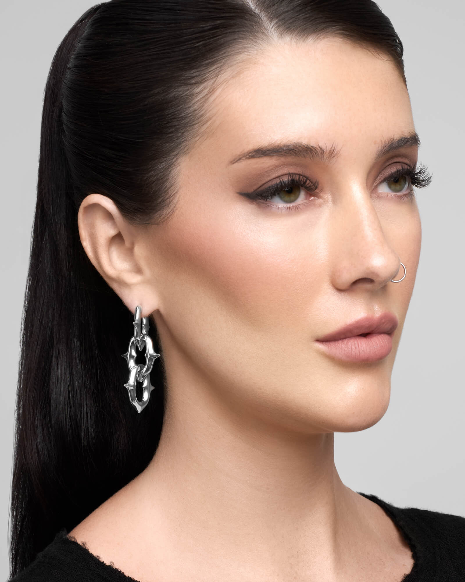 UNHOLY GRAIL Earrings-Ear Dangles- Silver - - Ask & Embla