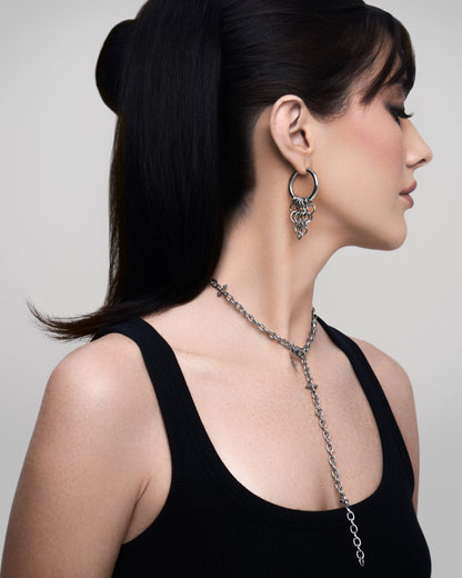 ORTHODOX Earrings-Ear Dangles- Silver - - Ask & Embla