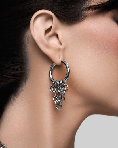 ORTHODOX Earrings-Ear Dangles- Silver - - Ask & Embla