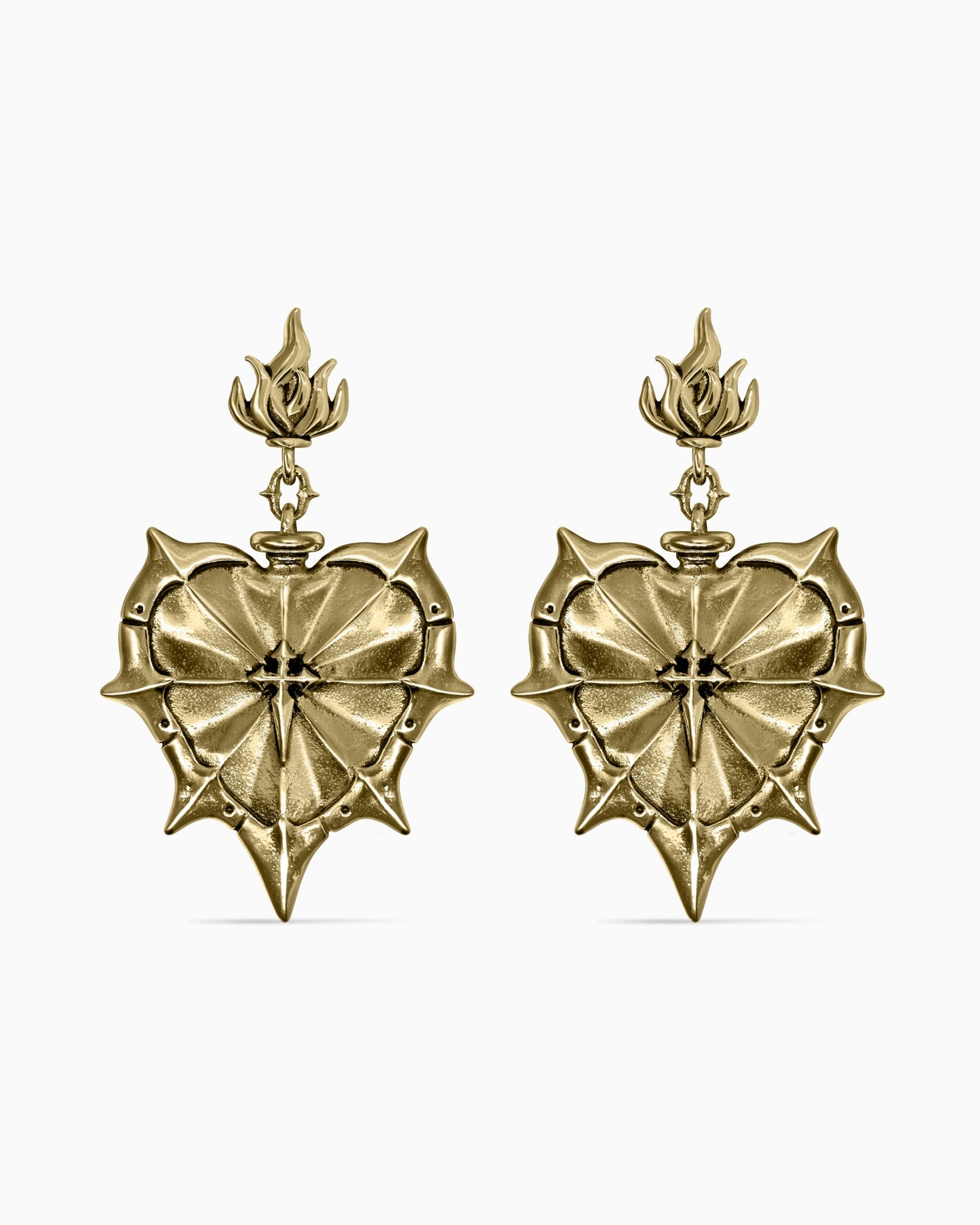 THE SACRILEGE Earrings-Ear Dangles- Gold - - Ask & Embla
