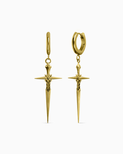 Ecledia Earrings-Ear Dangles- Gold - - Ask & Embla