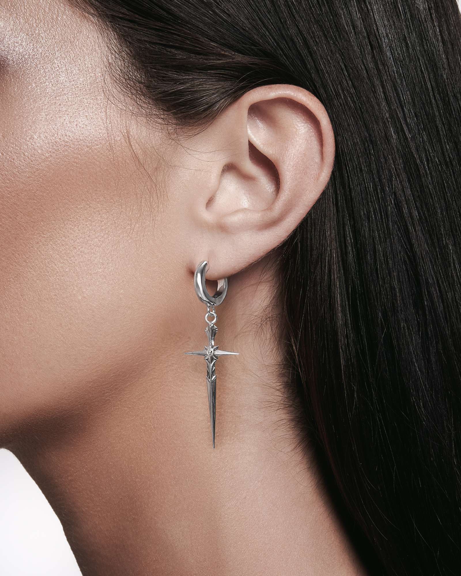 Ecledia Earrings-Ear Dangles- Silver - - Ask & Embla