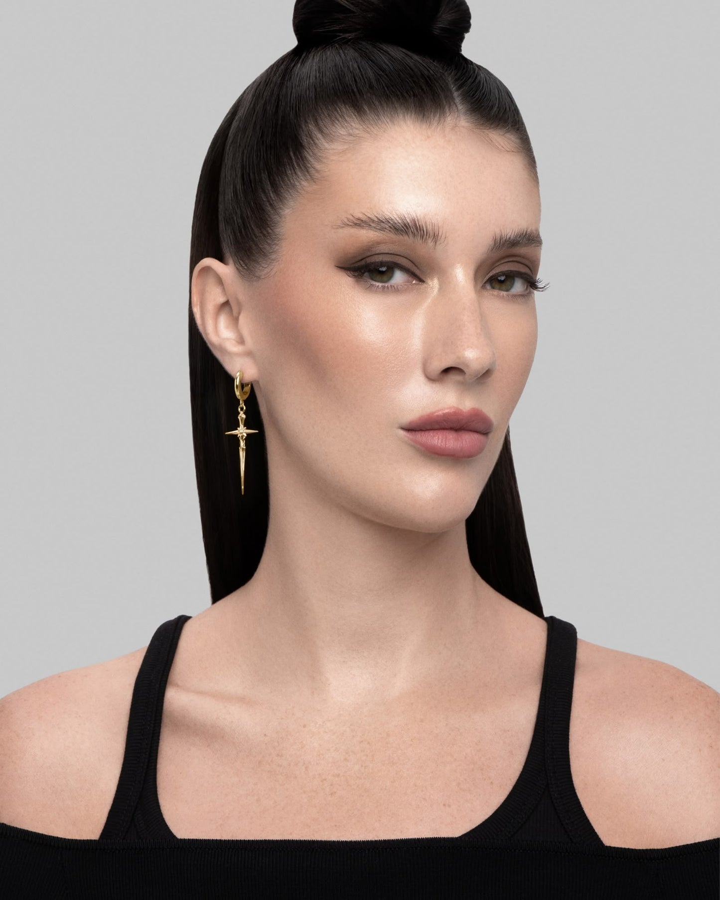 Ecledia Earrings-Ear Dangles- Gold - - Ask & Embla
