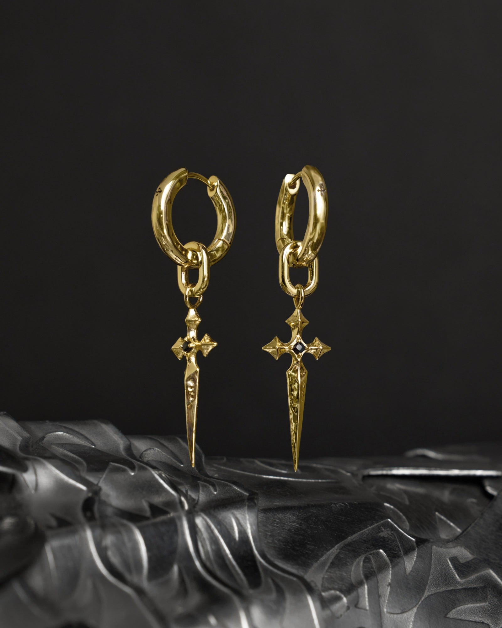 Illyria Mini Earrings-Ear Dangles- Silver - - Ask & Embla