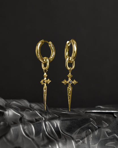 Illyria Mini Earrings-Ear Dangles- Silver - - Ask & Embla