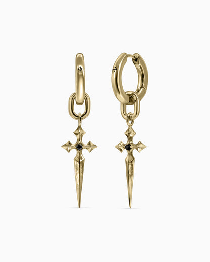 Illyria Mini Earrings-Ear Dangles- Gold - - Ask & Embla