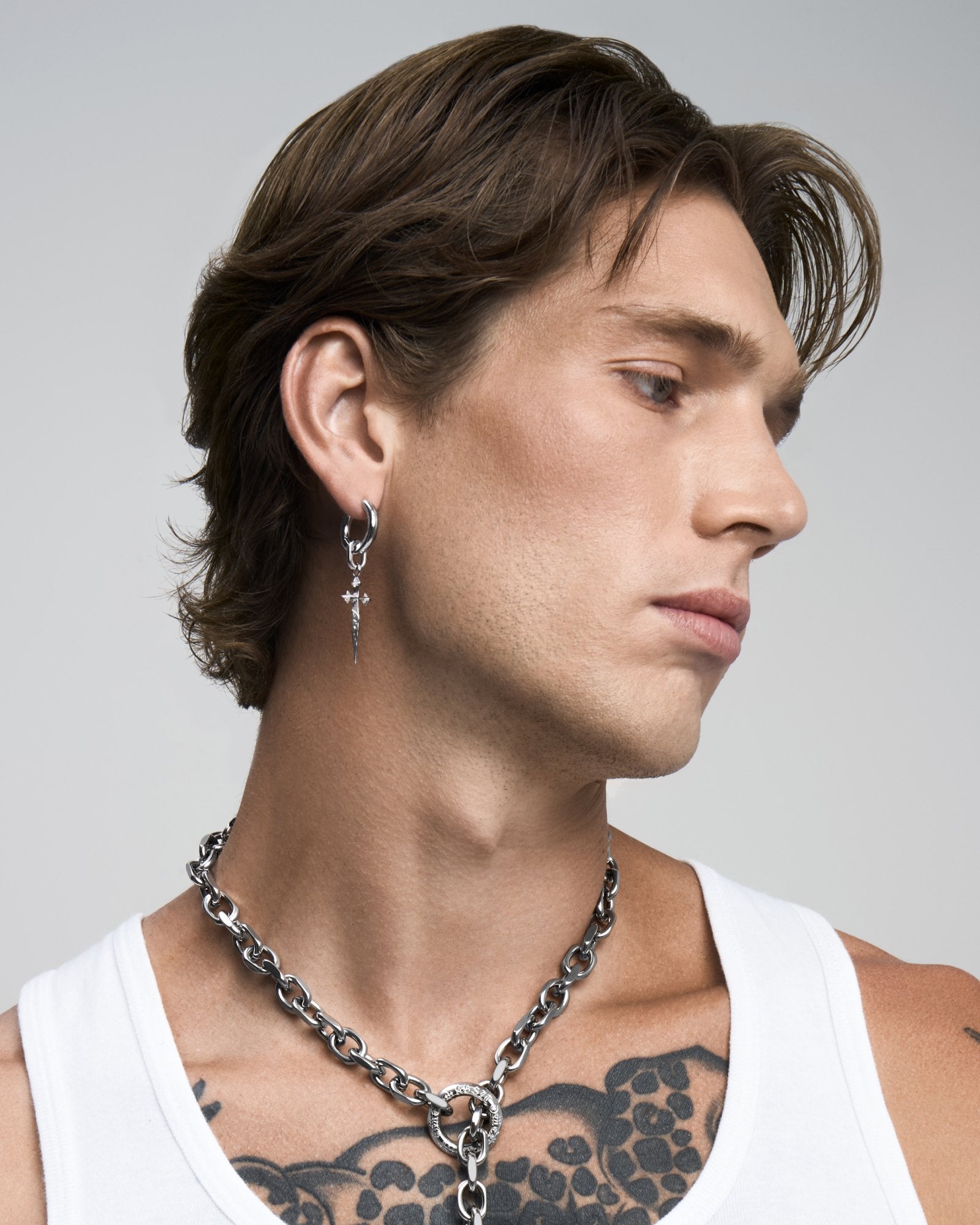 Illyria Mini Earrings-Ear Dangles- Silver - - Ask & Embla