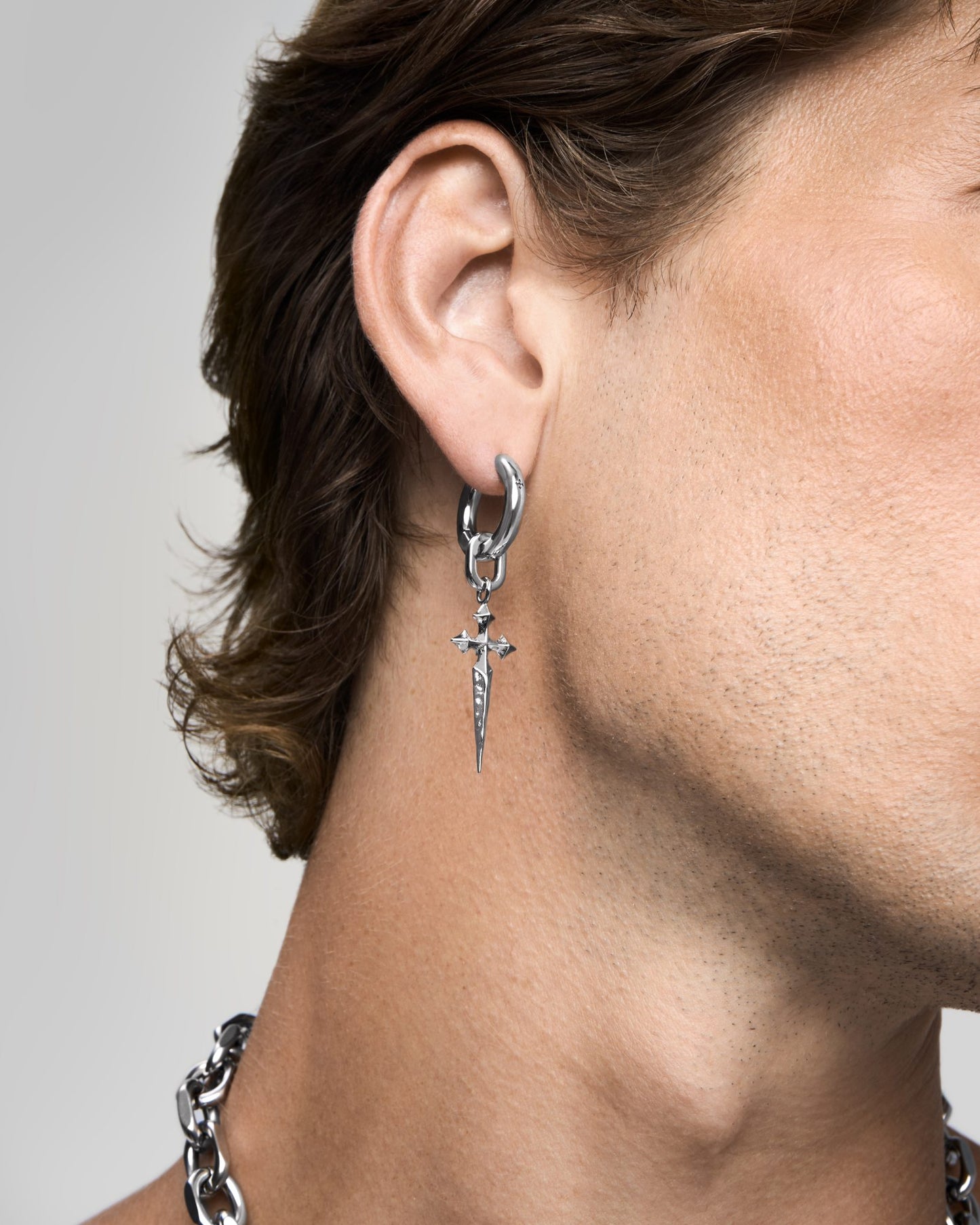 Illyria Mini Earrings-Ear Dangles- Silver - - Ask & Embla