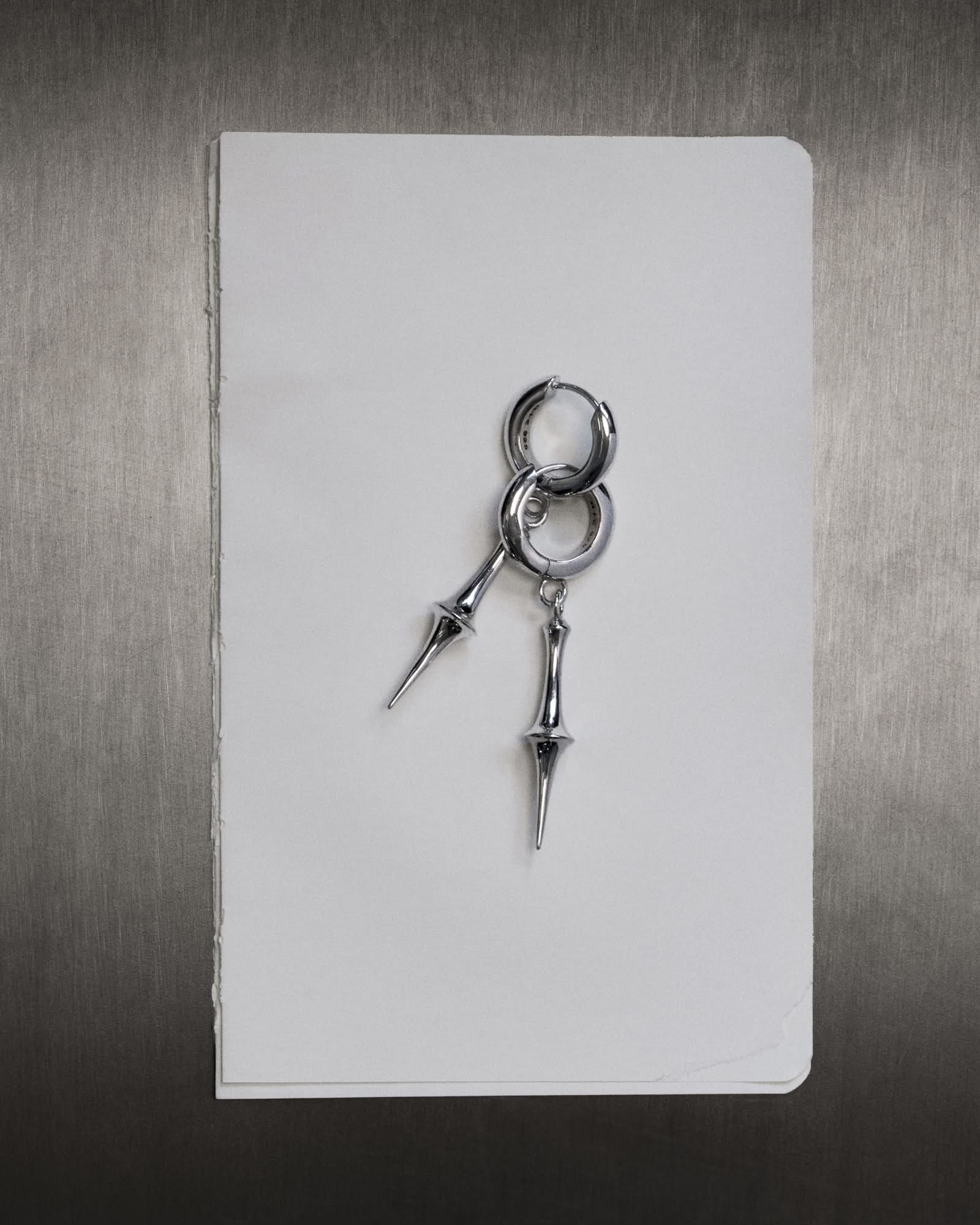 Moonbeam Earrings-Ear Dangles- Silver - - Ask & Embla