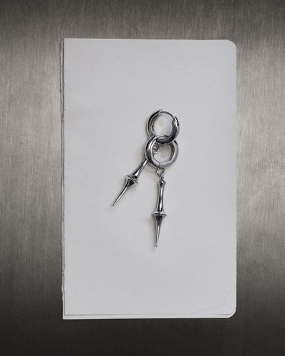 Moonbeam Earrings-Ear Dangles- Silver - - Ask & Embla