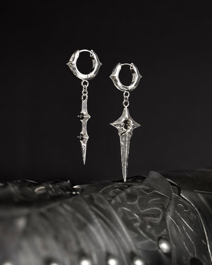 Arcana Earrings-Ear Dangles- Silver - - Ask & Embla