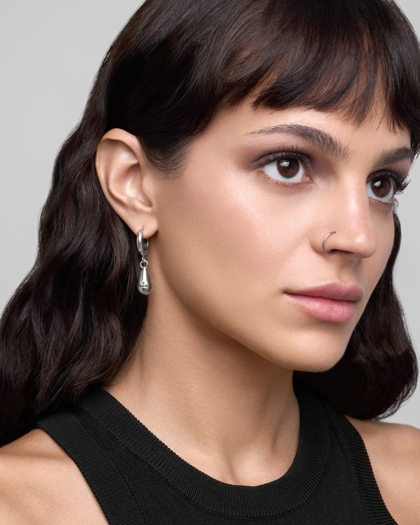 Element Earrings-Ear Dangles- Gold - - Ask & Embla