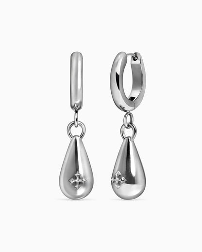 Element Earrings-Ear Dangles- Silver - - Ask & Embla
