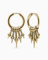 Eclipse Moonbeam Earrings-Ear Dangles- Gold - - Ask & Embla