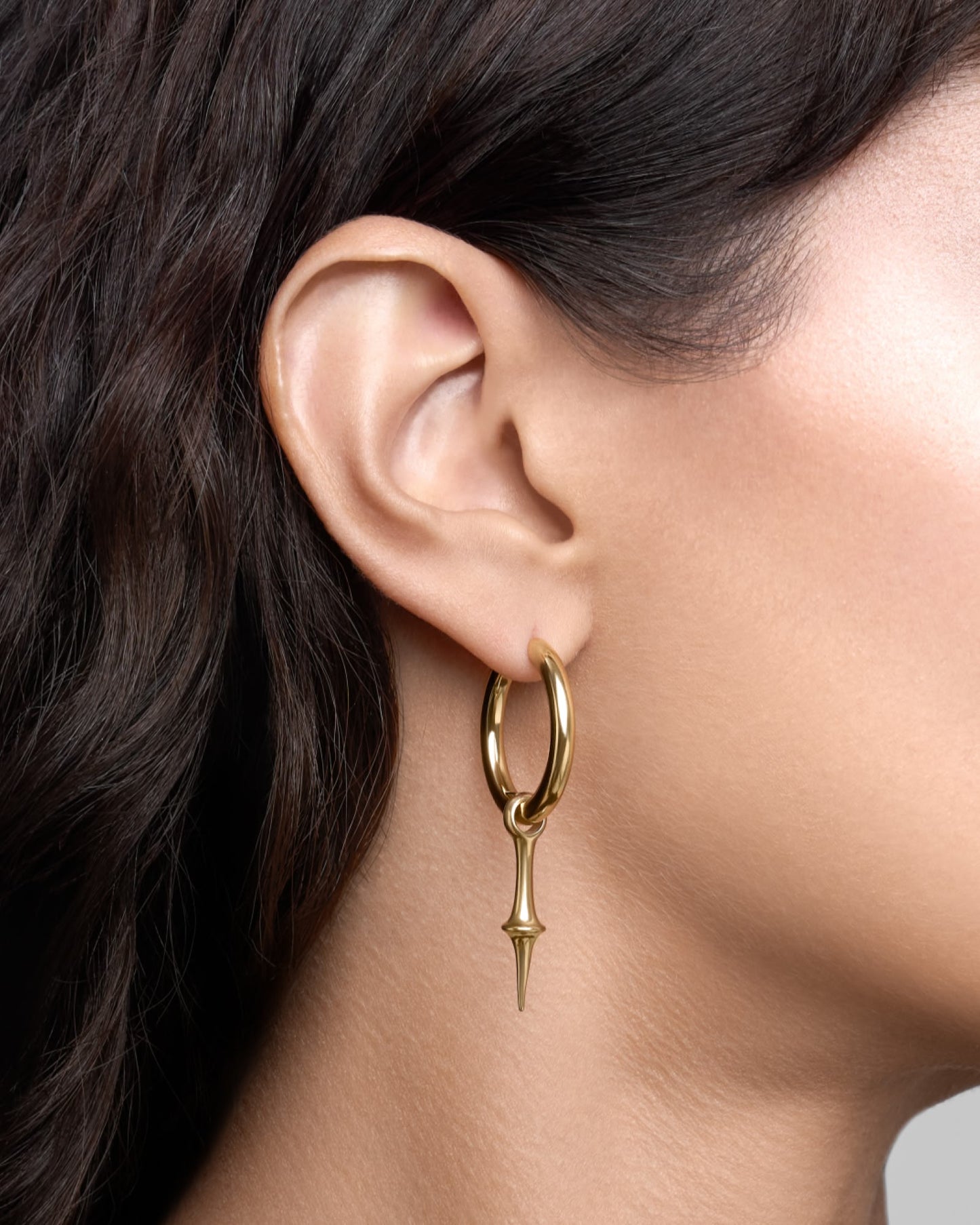 Eclipse Moonbeam Earrings-Ear Dangles- Gold - - Ask & Embla