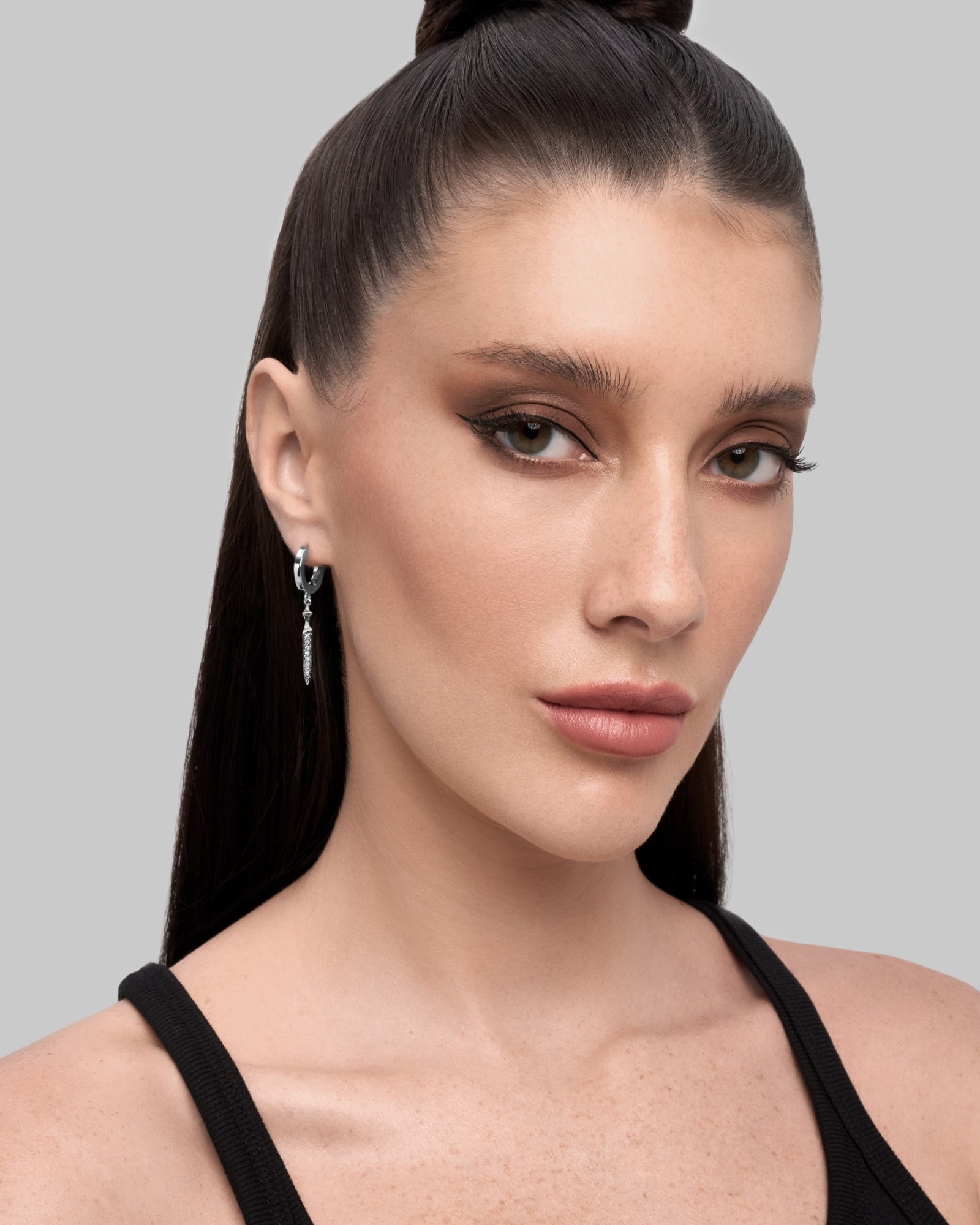 Saberblade Earrings-Ear Dangles- Silver - - Ask & Embla