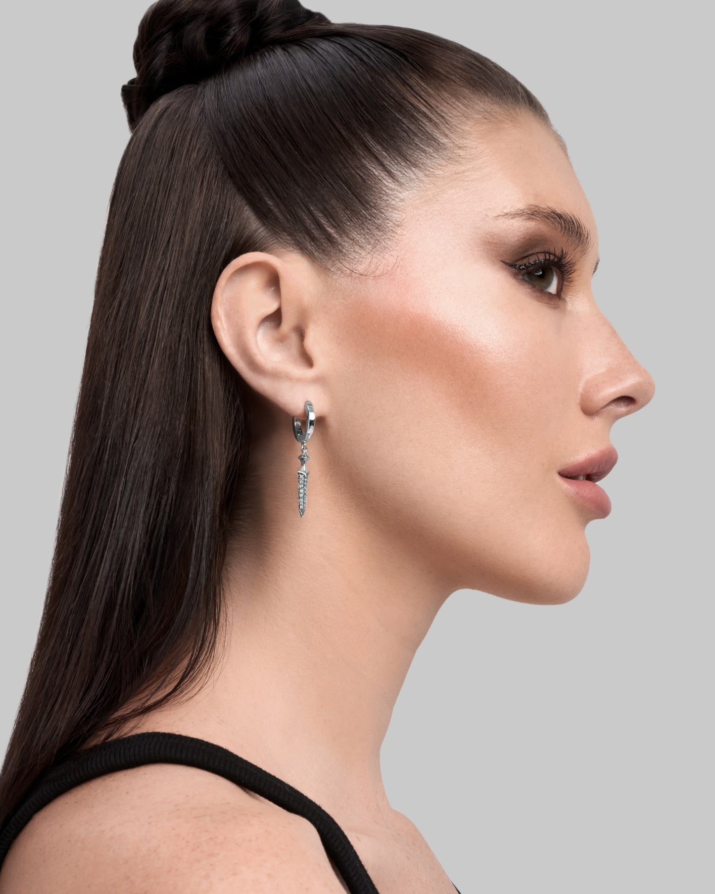 Saberblade Earrings-Ear Dangles- Silver - - Ask & Embla