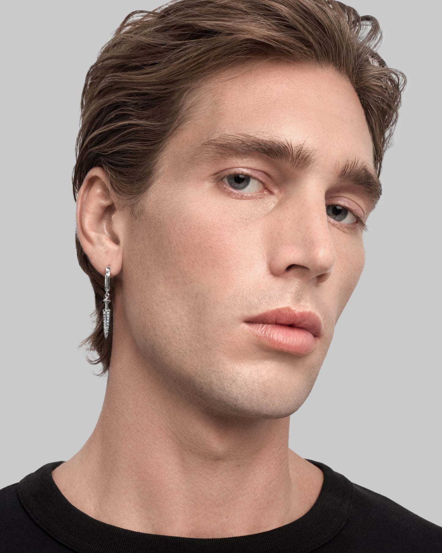 Saberblade Earrings-Ear Dangles- Silver - - Ask & Embla