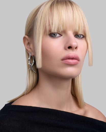 Specimen IV earrings-Ear Dangles- Silver - - Ask & Embla