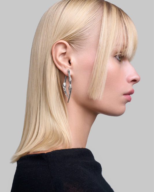 Specimen IV earrings-Ear Dangles- Silver - - Ask & Embla