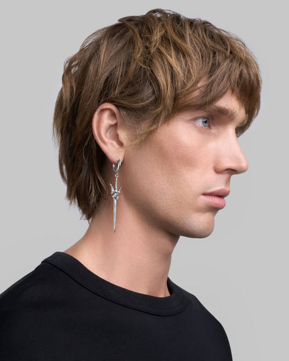 Valkyrie Sword earrings-Ear Dangles- Gold - - Ask & Embla