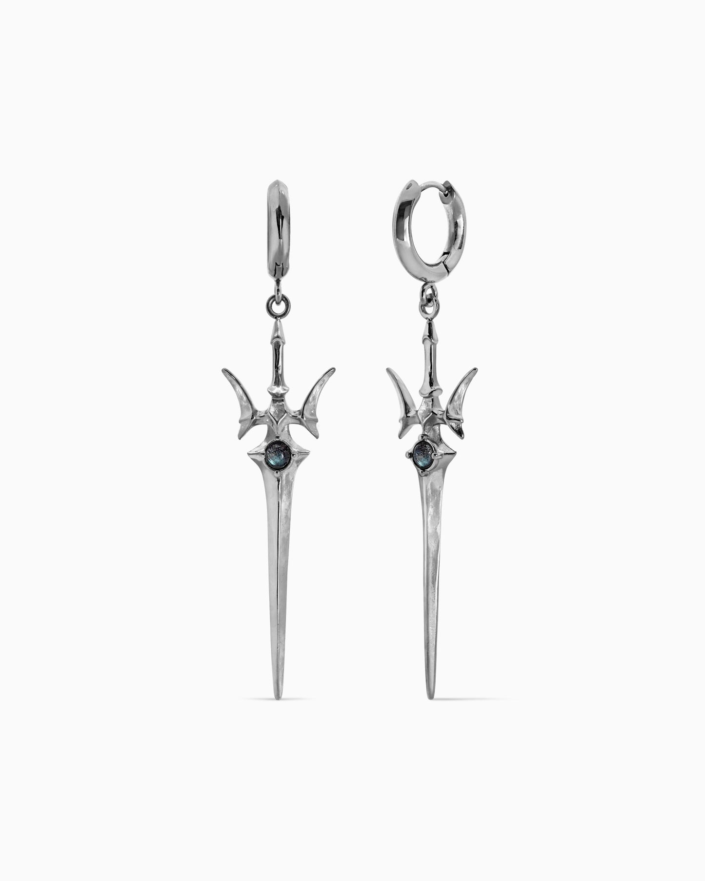 Valkyrie Sword earrings-Ear Dangles- Gold - - Ask & Embla