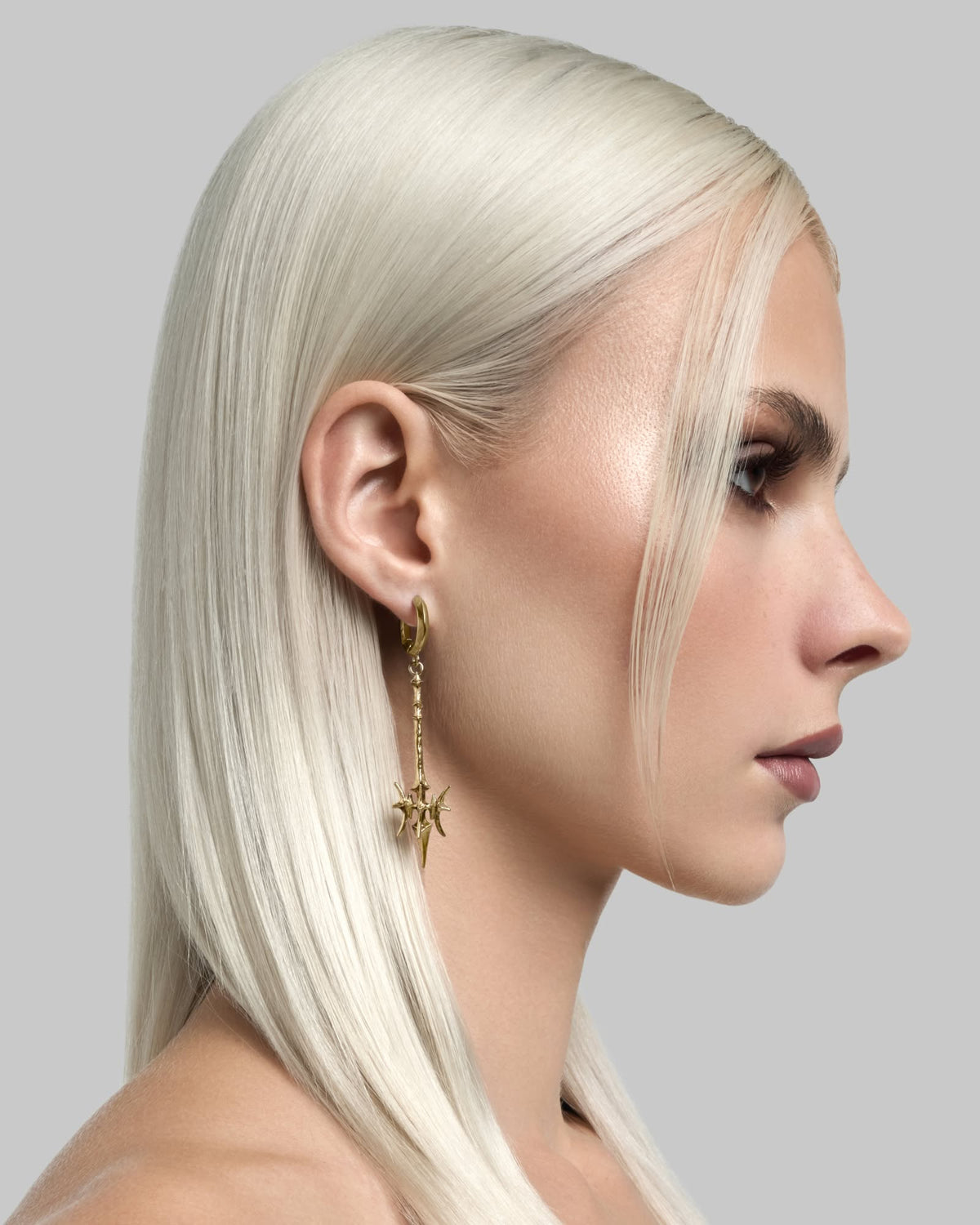 Valkyrie Flail earrings-Ear Dangles- Silver - - Ask & Embla