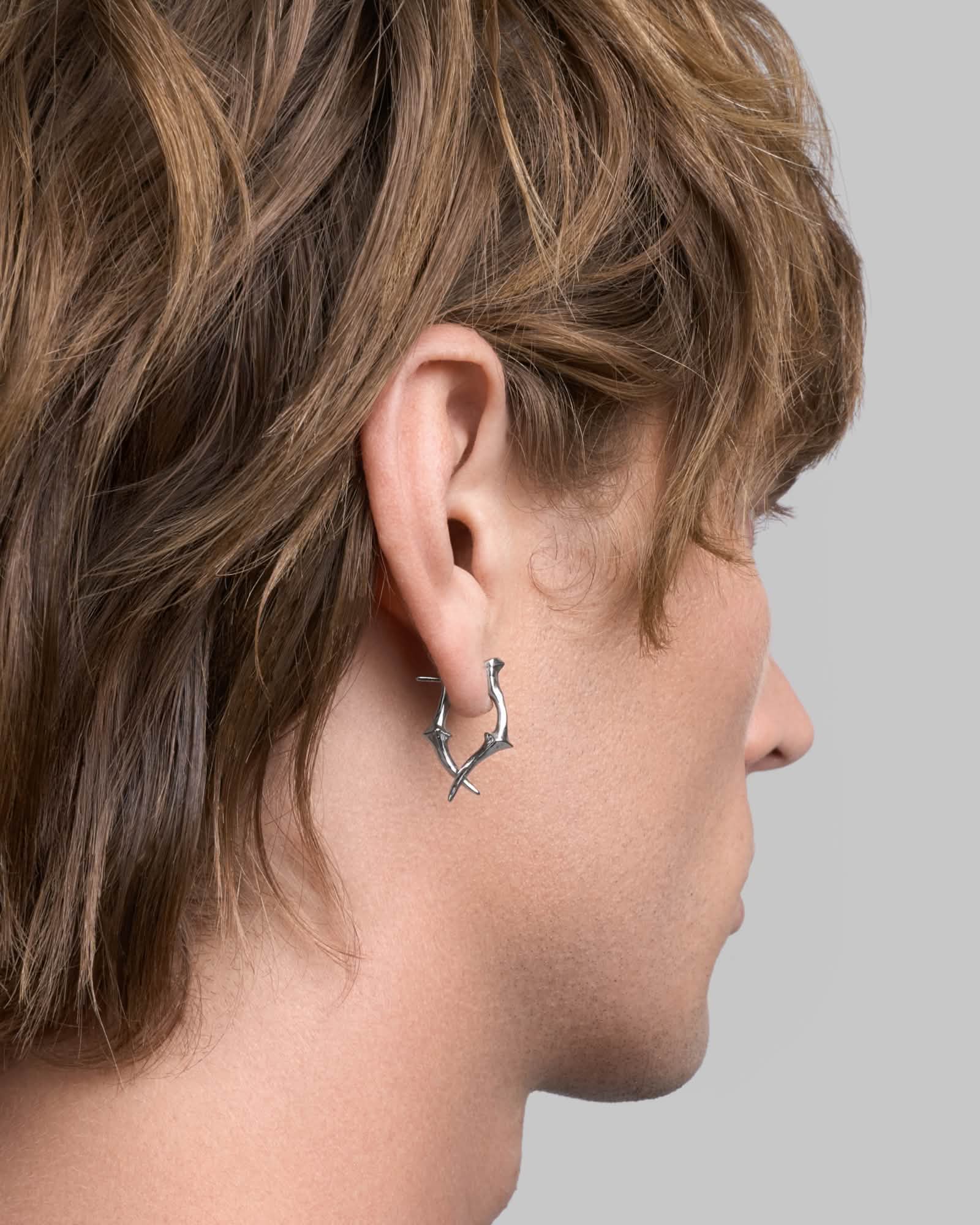 Specimen V earrings-Ear Dangles- Silver - - Ask & Embla