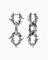 Labyrinth earrings-Ear Dangles- Gold - - Ask & Embla