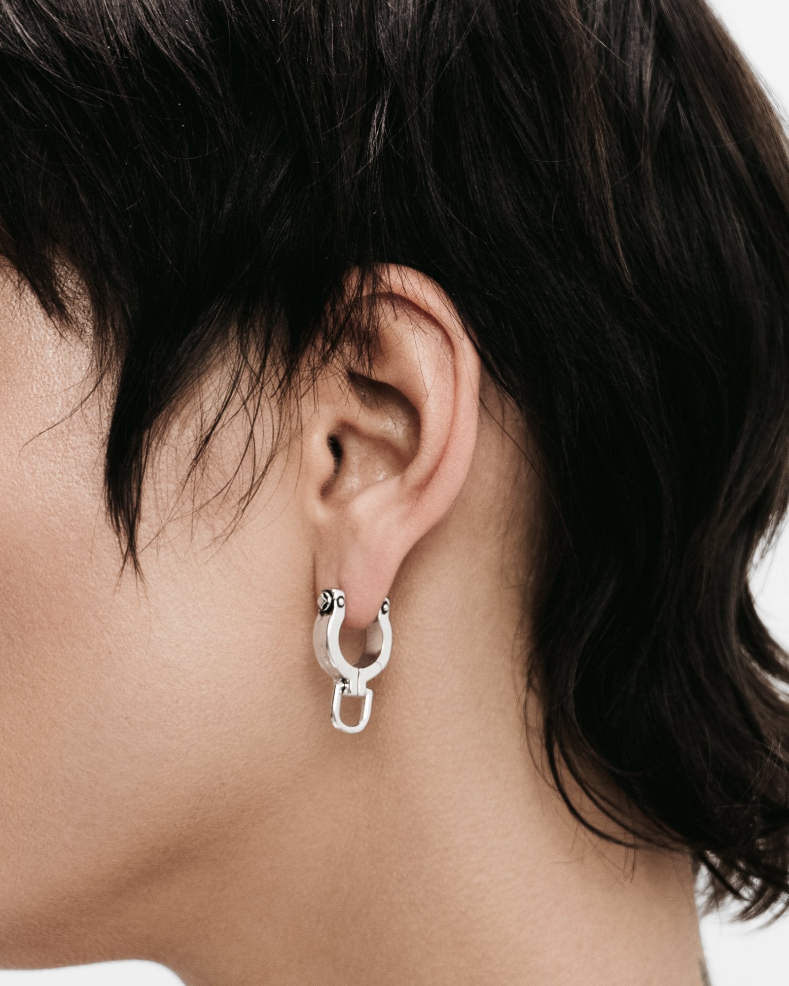 Qode Earrings-Ear Huggies- Silver - - Ask & Embla