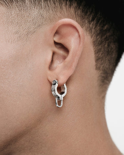 Qode Earrings-Ear Huggies- Silver - - Ask & Embla