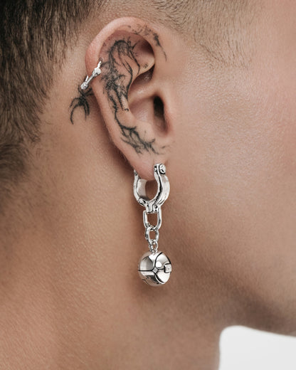 Qode Earrings-Ear Huggies- Silver - - Ask & Embla