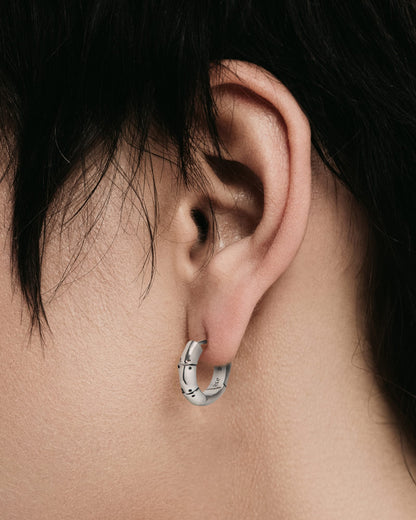 Cobolt Earrings-Ear Huggies- Silver - - Ask & Embla