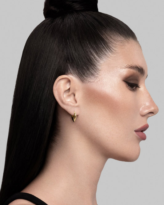Vox Mini Earrings-Ear Huggies- Gold - - Ask & Embla