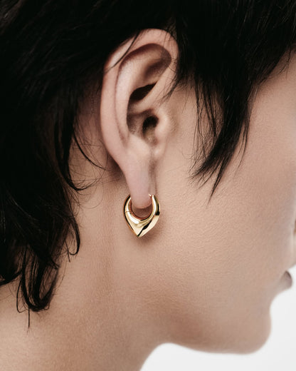 Vox Mini Earrings-Ear Huggies- Gold - - Ask & Embla