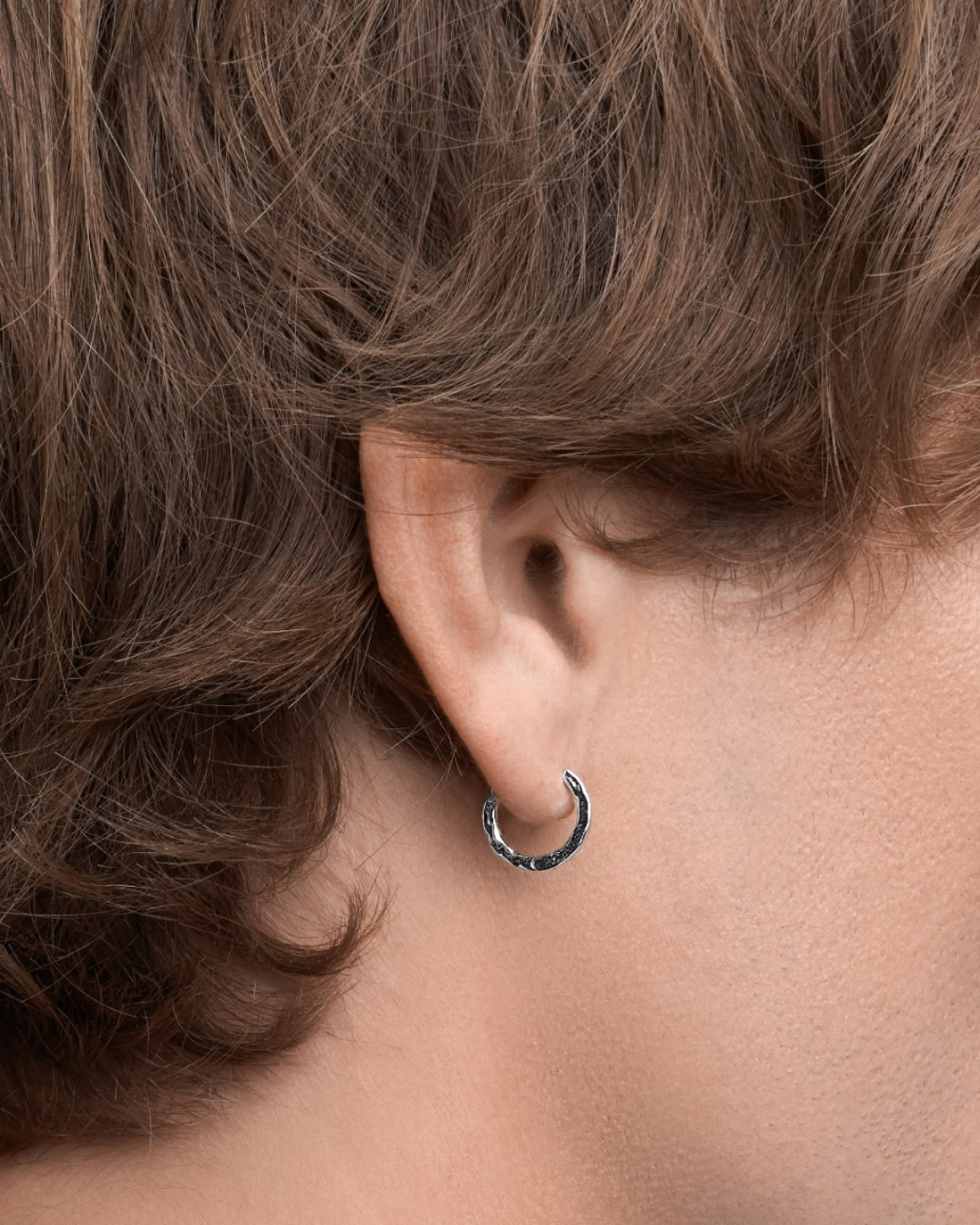 Synthesis Earrings No. 1 – 925 Silver-Ear Huggies- Gold - - Ask & Embla