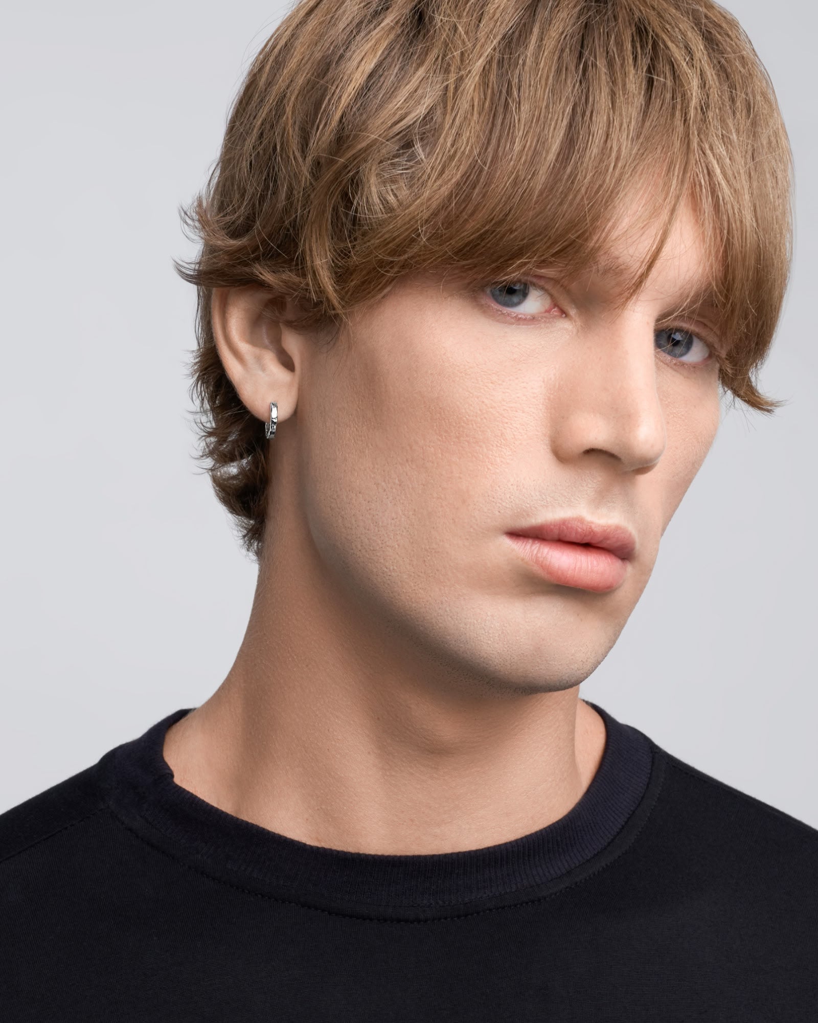 Synthesis Earrings No. 1-Ear Huggies- Silver - - Ask & Embla