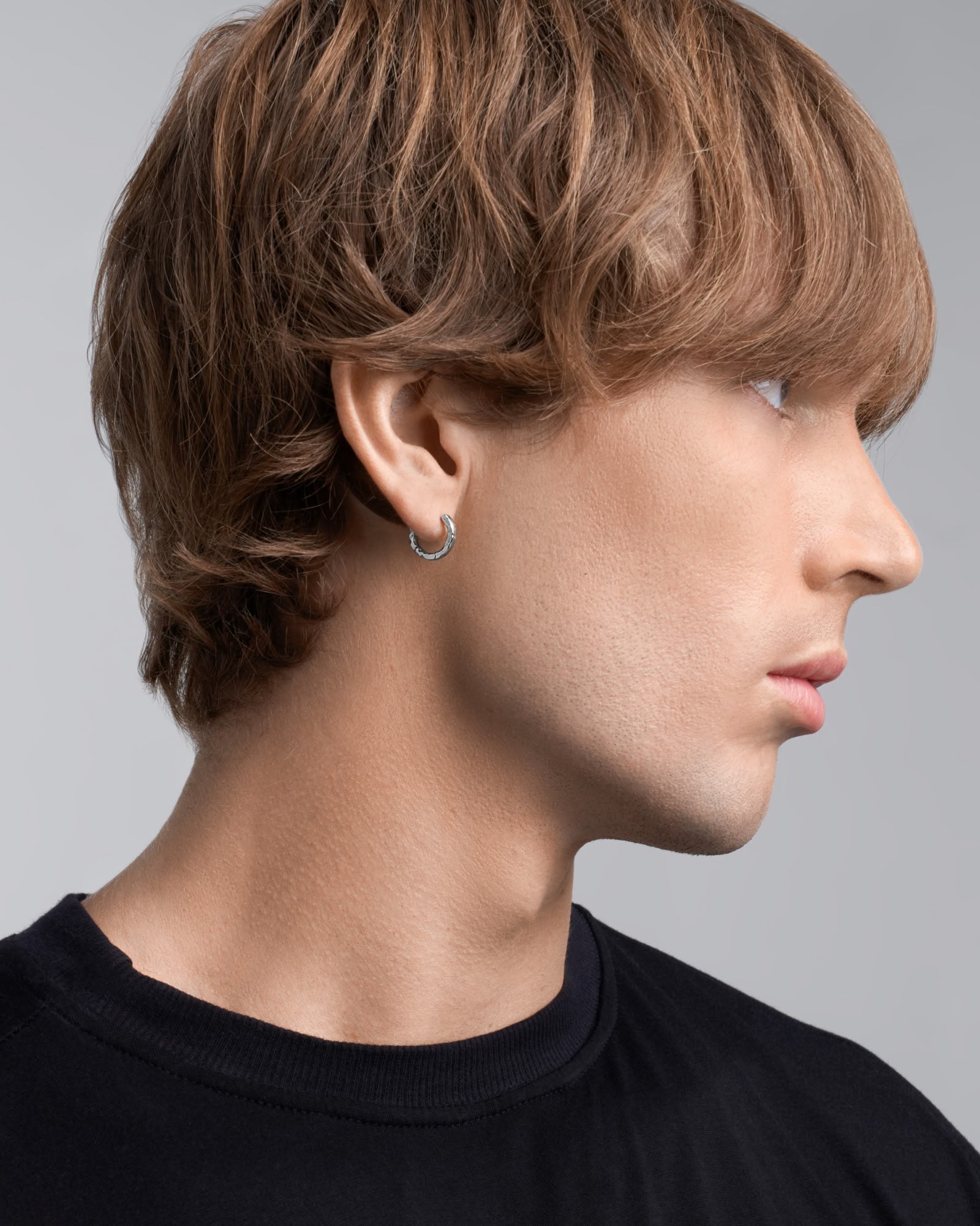 Synthesis Earrings No. 1-Ear Huggies- Silver - - Ask & Embla