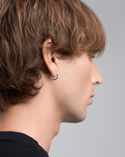 Synthesis Earrings No. 1-Ear Huggies- Silver - - Ask & Embla