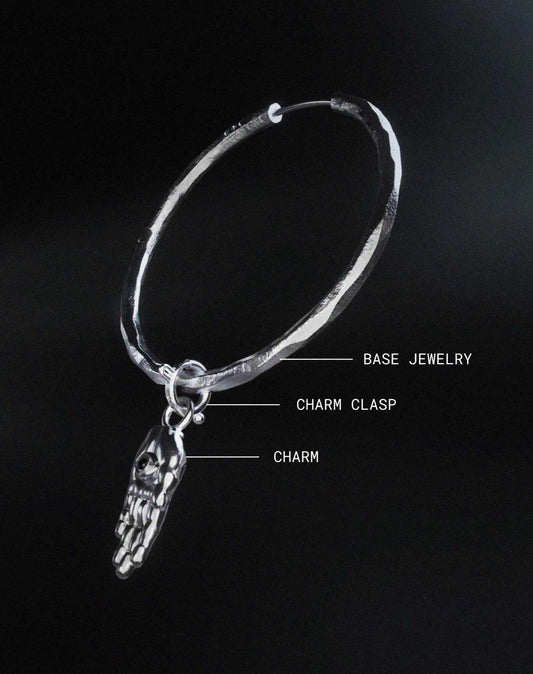 Synthesis Earrings No. 1-Ear Huggies- Silver - - Ask & Embla