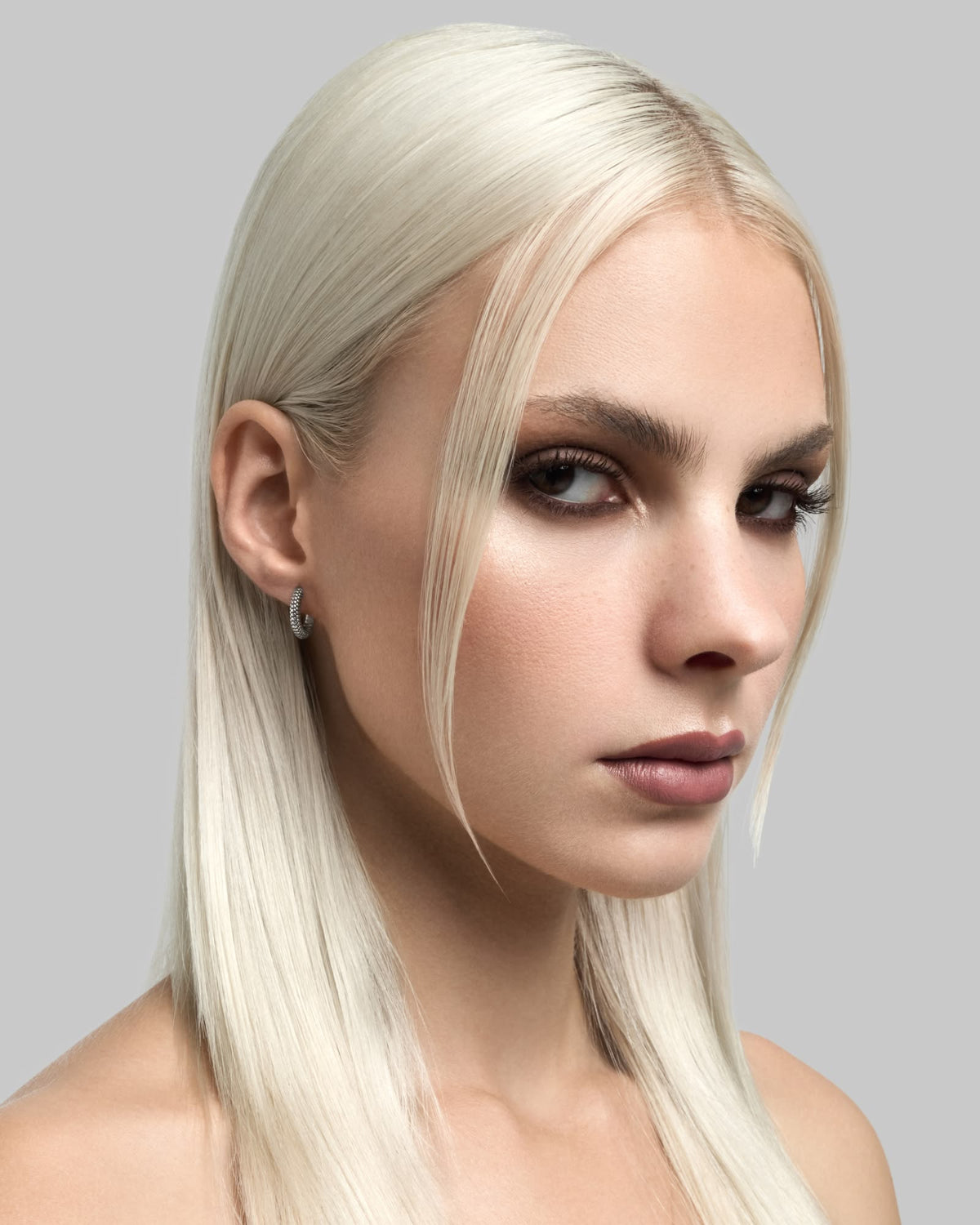 Sin Serpent hoop earrings - small