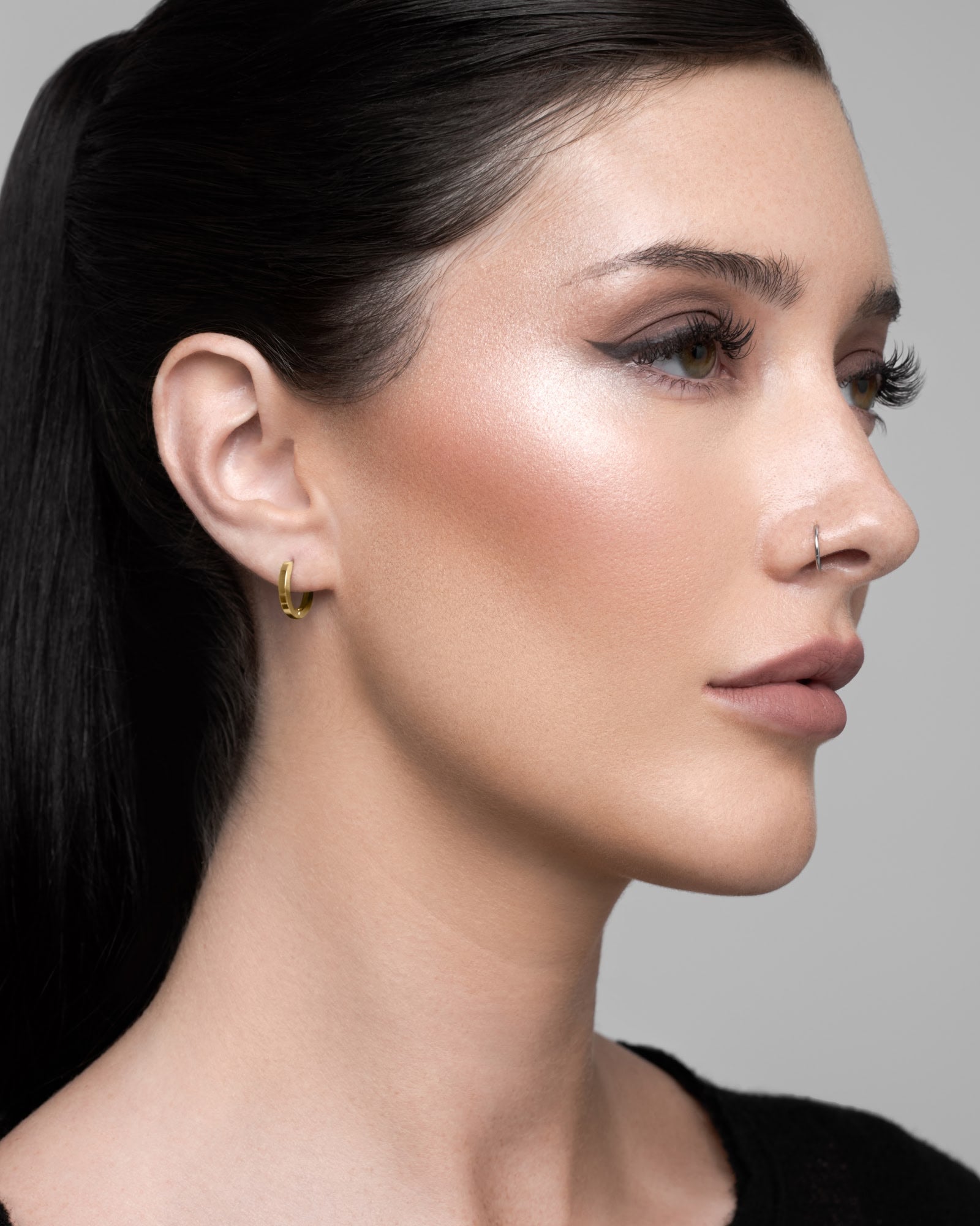 Classic Court Huggie Earrings-Ear Huggies- Gold - Small - Ask & Embla