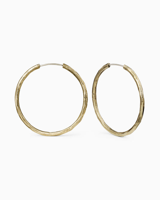Synthesis Earrings No. 3-Ear Hoops- Silver - - Ask & Embla