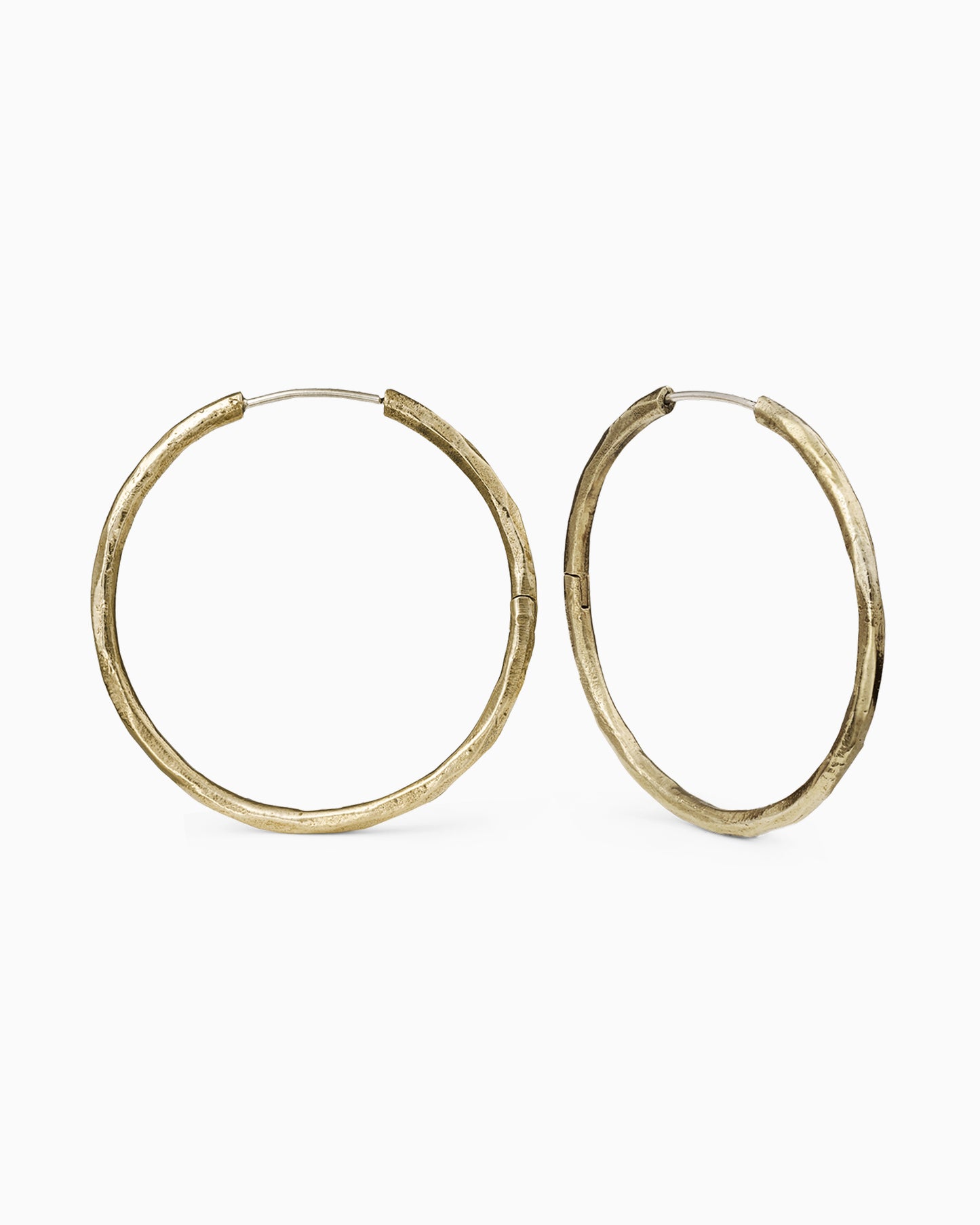 Synthesis Earrings No. 3-Ear Hoops- Silver - - Ask & Embla