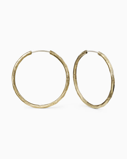 Synthesis Earrings No. 3-Ear Hoops- Silver - - Ask & Embla