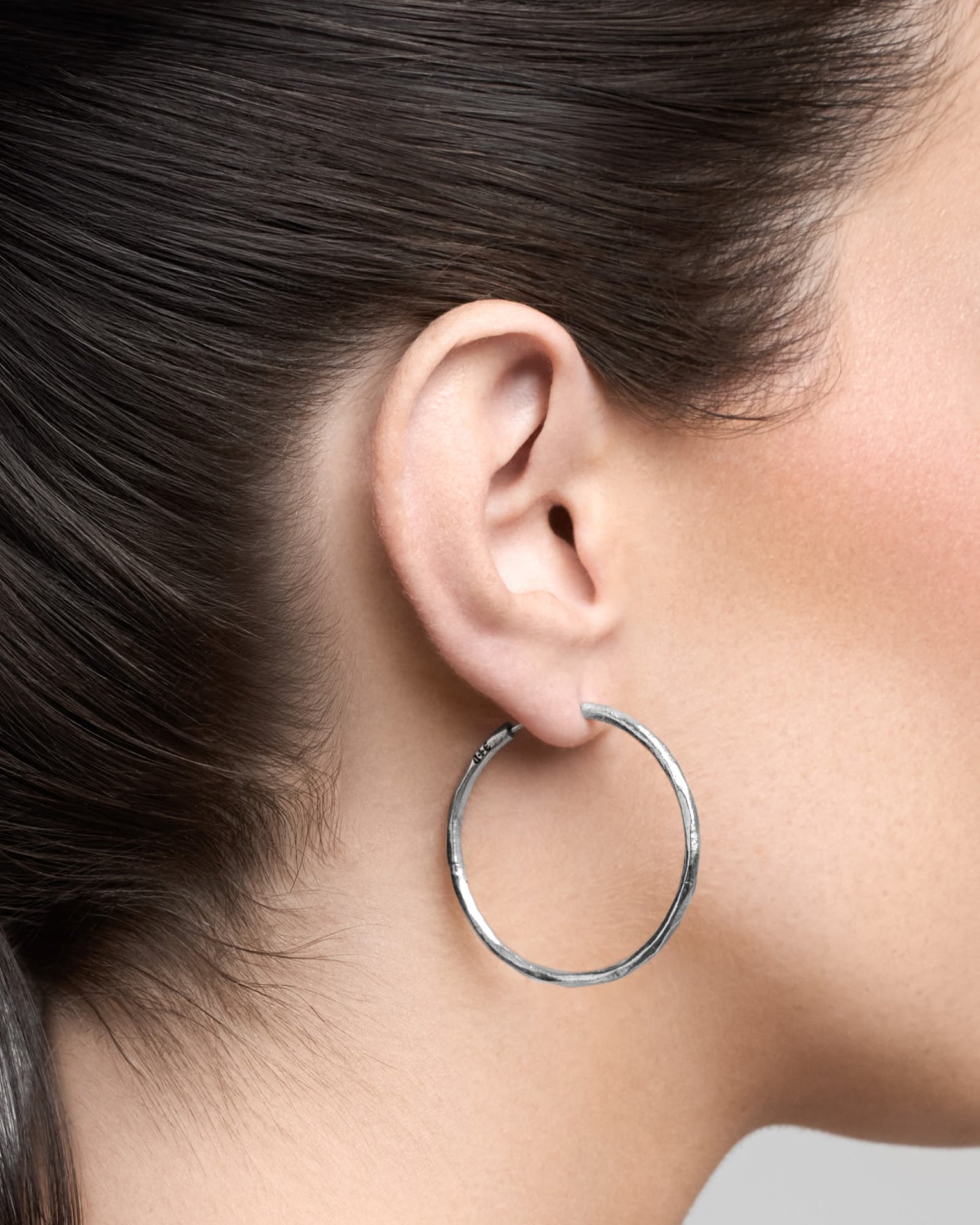 Synthesis Earrings No. 3-Ear Hoops- Silver - - Ask & Embla