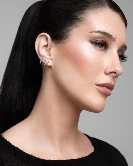 Classic Court Huggie Earrings-Ear Huggies- Gold - Small - Ask & Embla