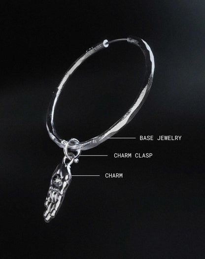 Synthesis Earrings No. 3-Ear Hoops- Silver - - Ask & Embla