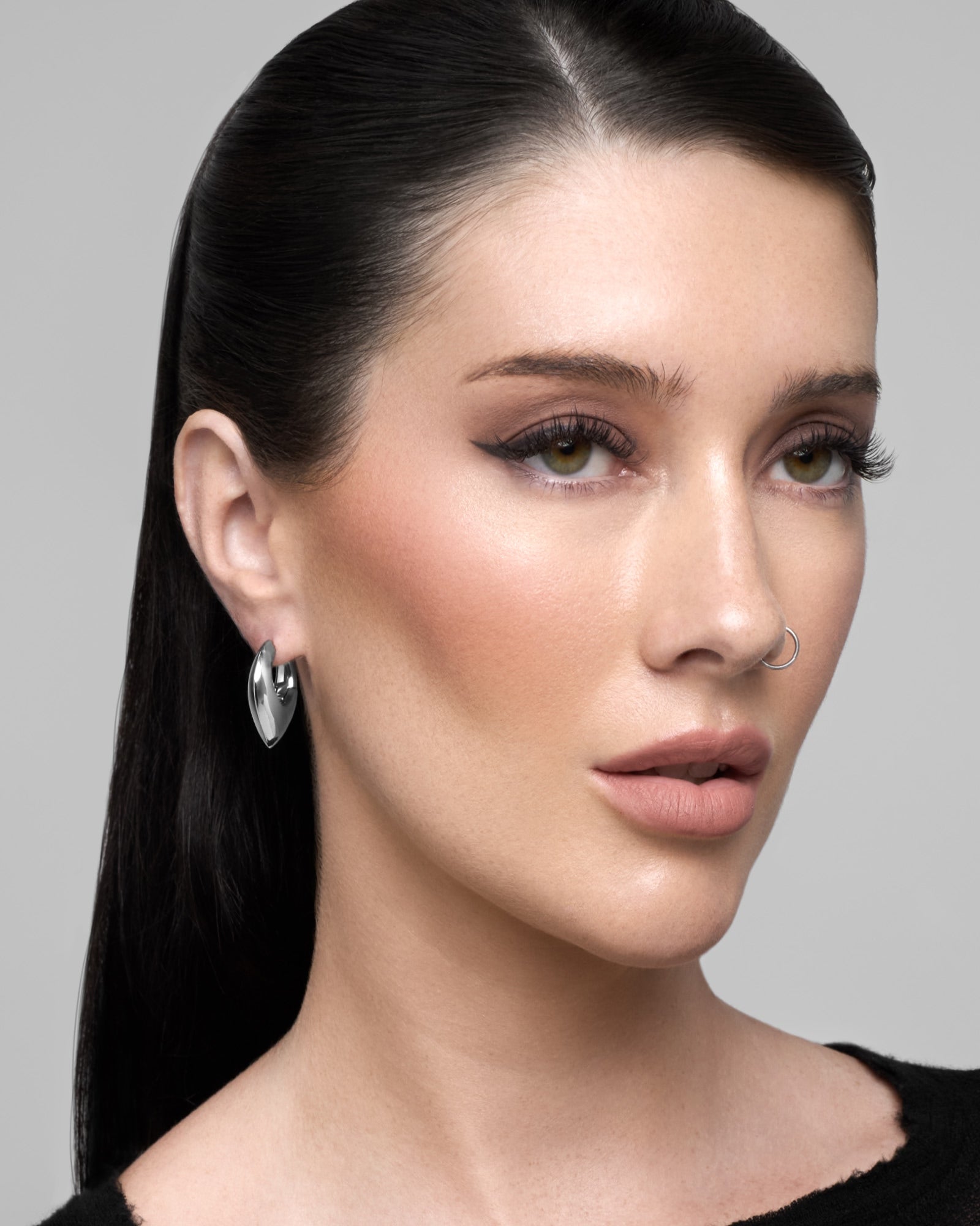 Vox Earrings-Ear Hoops- Silver - - Ask & Embla